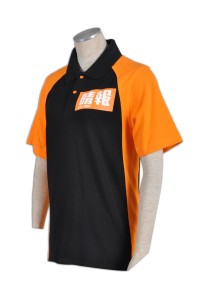 P456量身訂做polo衫  訂購香港poloshirt   polo衫布料尺寸   polo短袖專門店    黑色